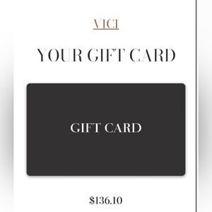 Vici Black Gift Card
